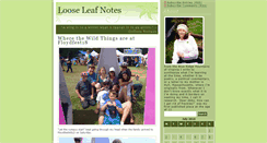 Desktop Screenshot of looseleafnotes.com