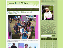Tablet Screenshot of looseleafnotes.com
